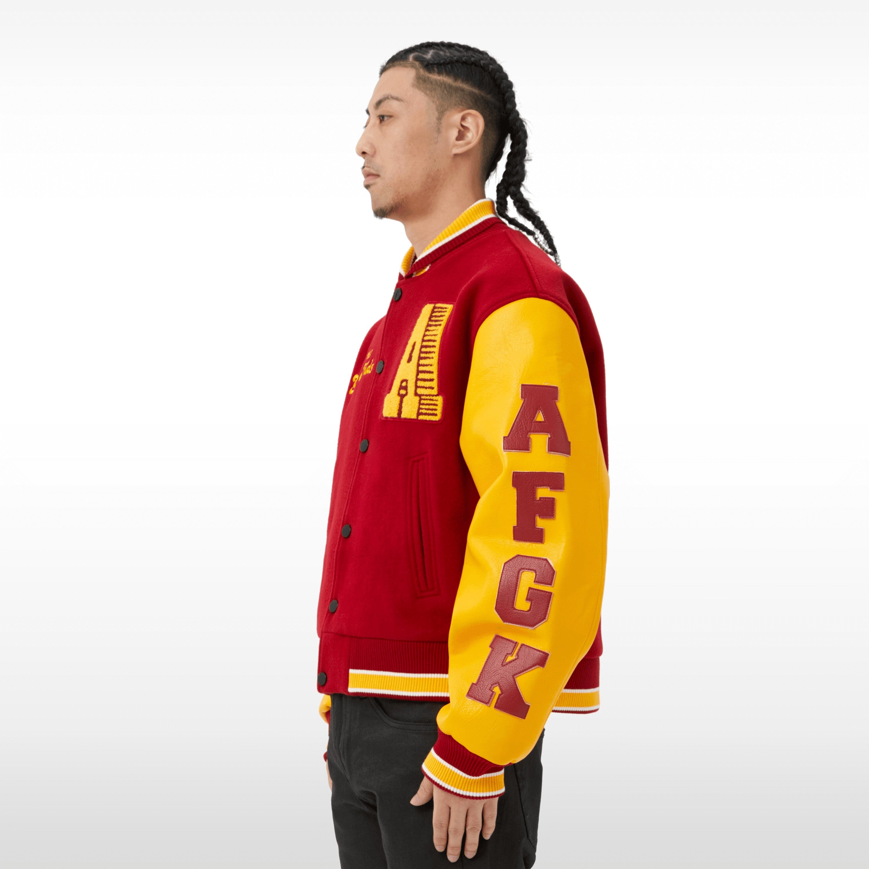 AFGK Red Varsity Jacket