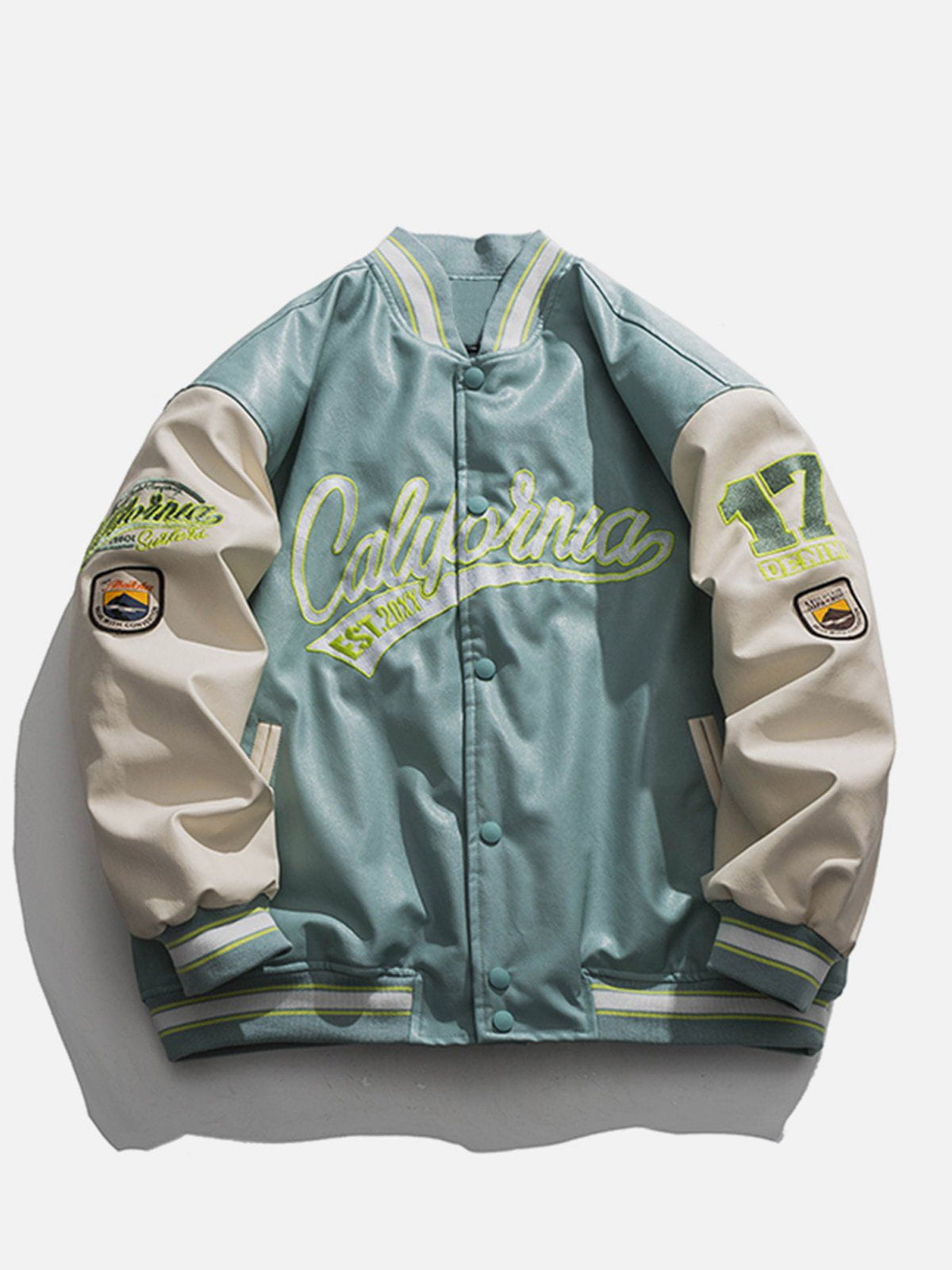 Veste universitaire épaisse en PU « California » 