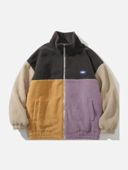 Color Matching Sherpa Coat