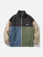 Color Matching Sherpa Coat