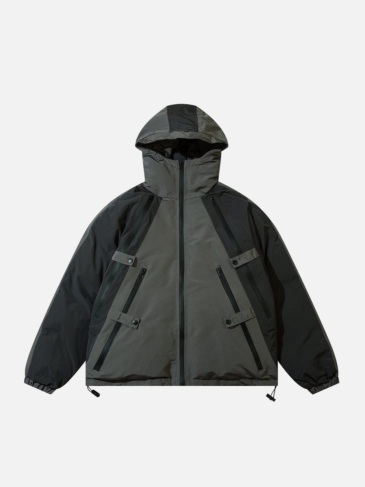 Colorblock Multi-Zip Anorak