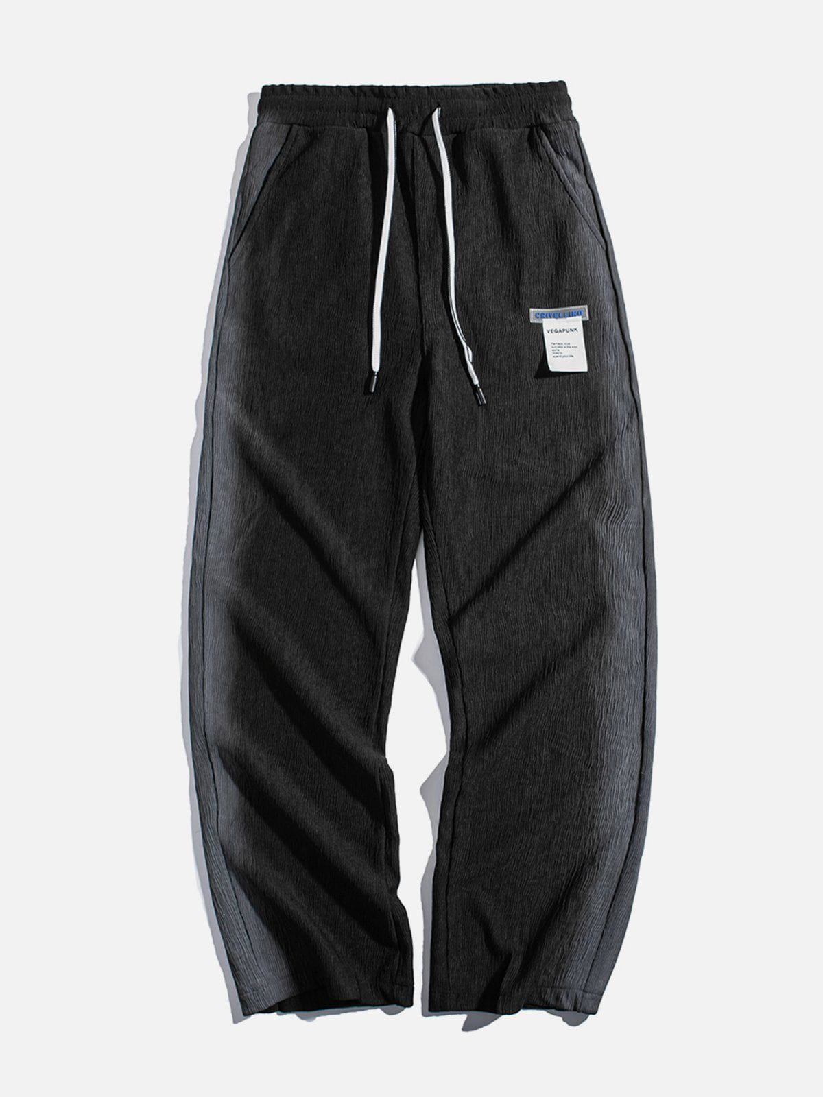 Contrast Color Smudge Sweatpants