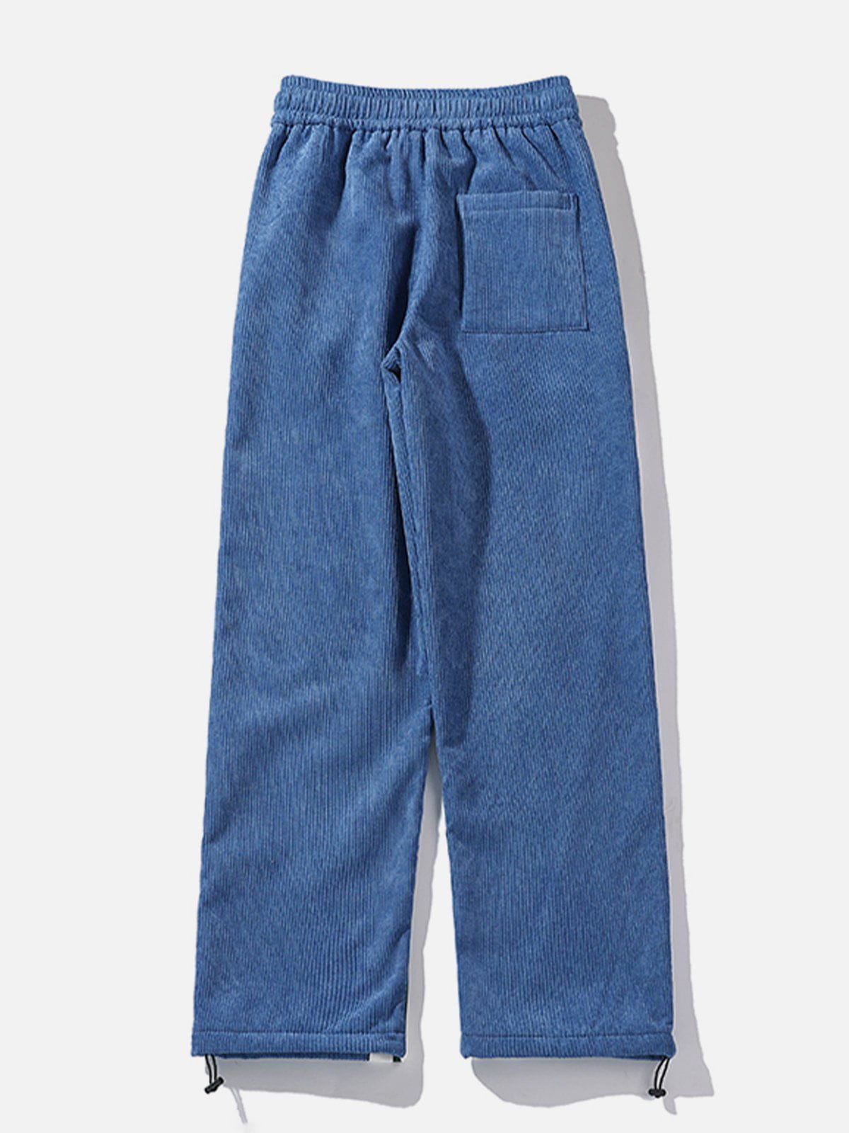 Contrast Corduroy Sweatpants