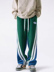 Contrast Corduroy Sweatpants