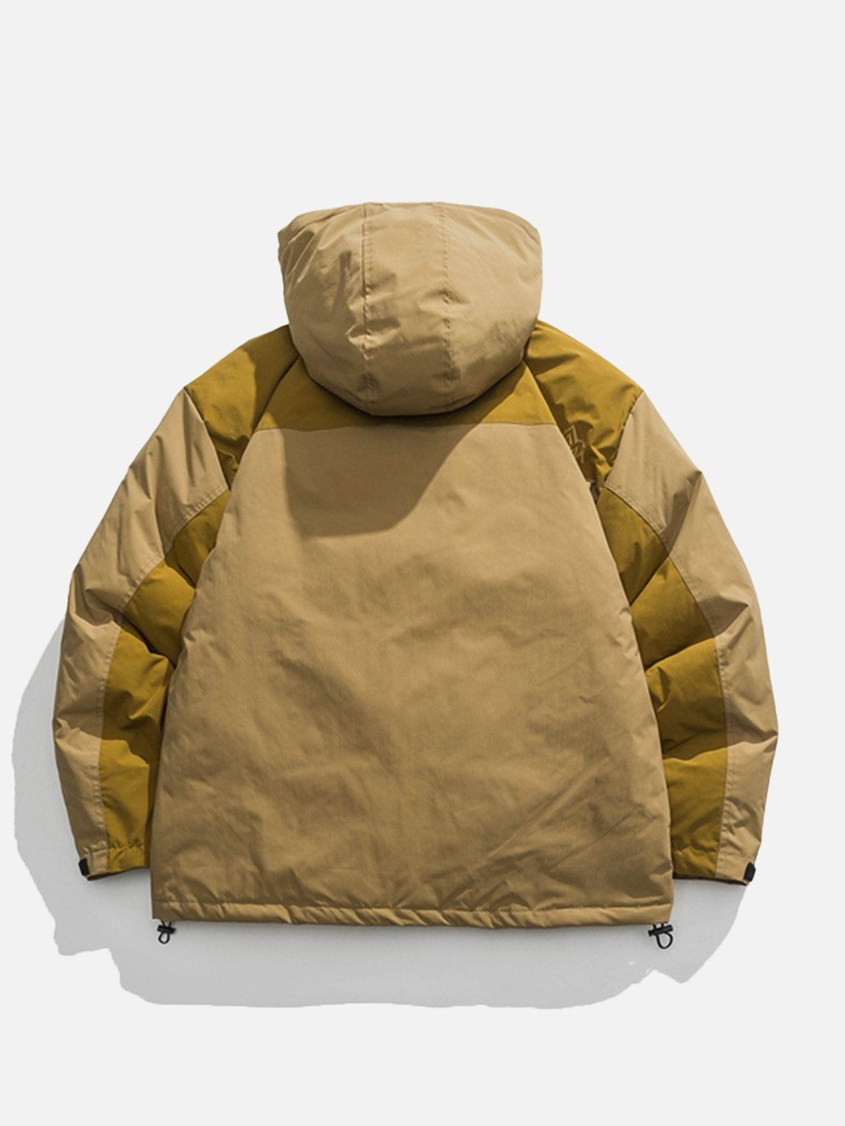 Dickerer Anorak mit Kontrast