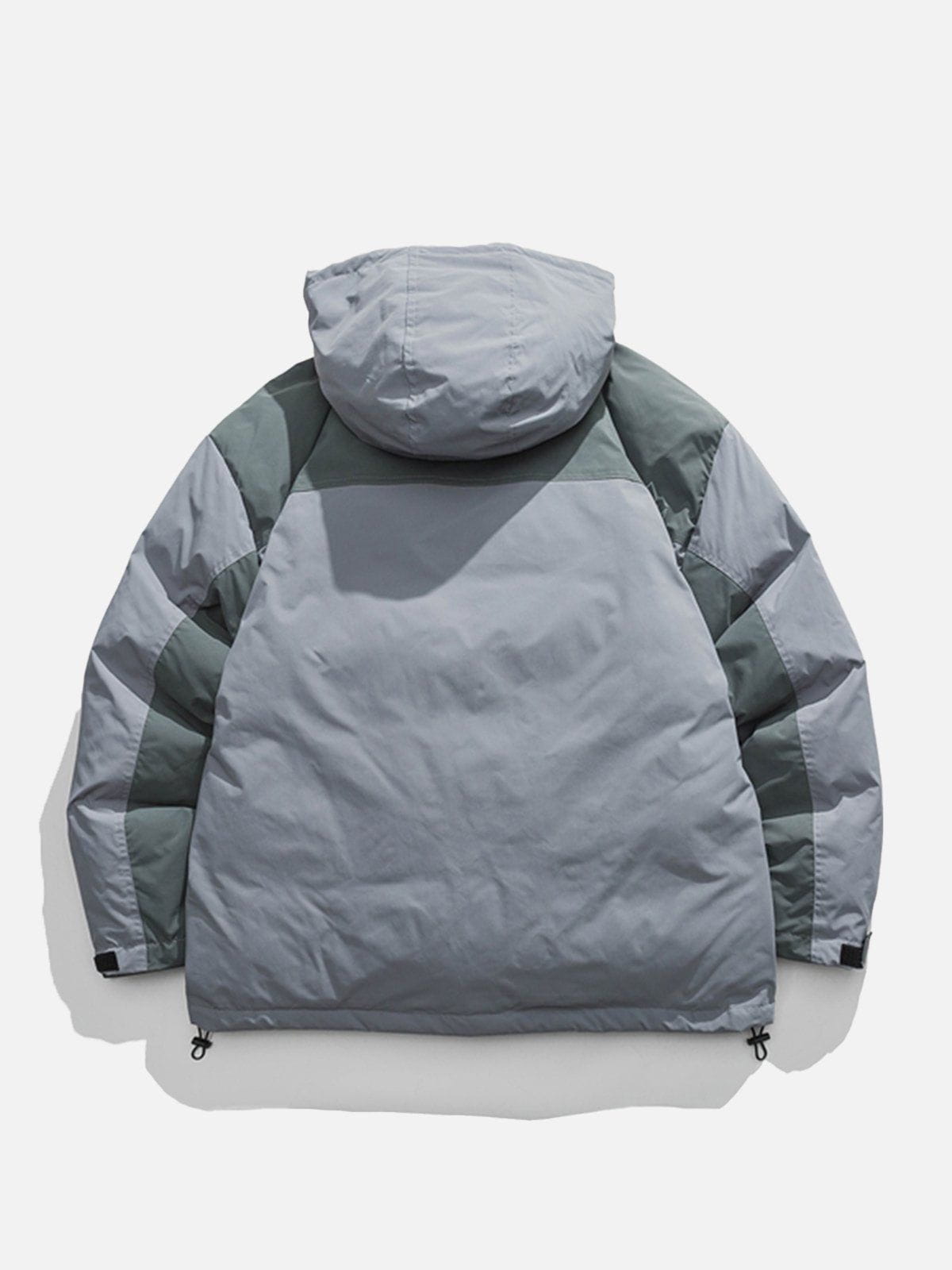 Dickerer Anorak mit Kontrast