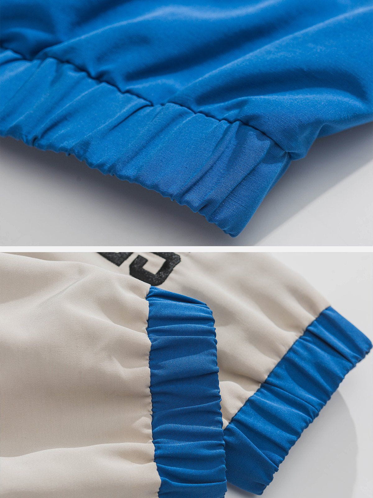 Contrasting Embroidered Racing Jacket