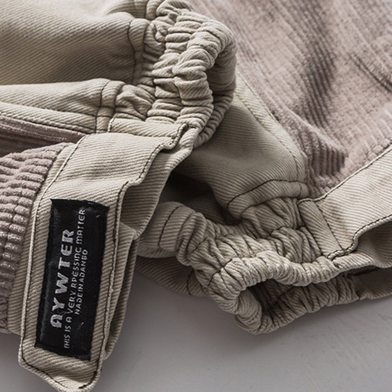 Corduroy Patch Sweatpants