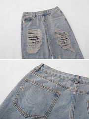 Cut Hole Jeans