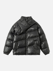 Detachable Bib Winter Coat