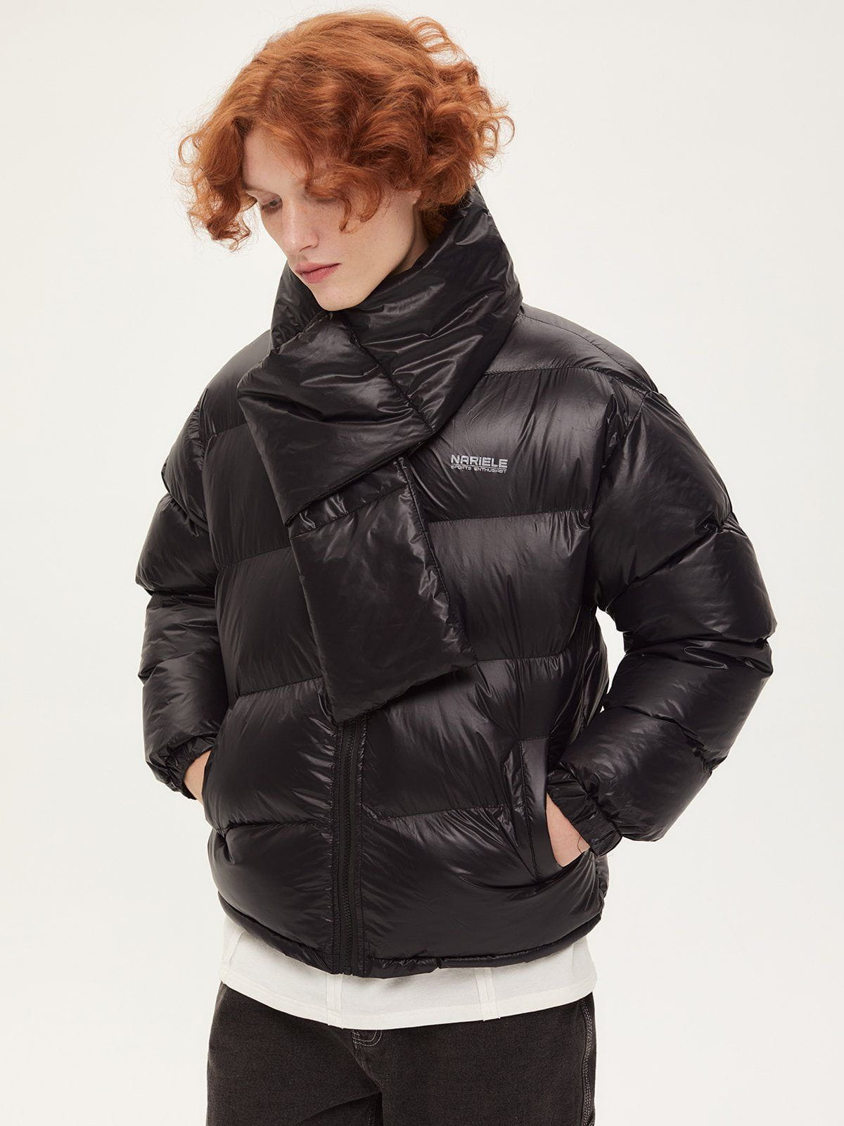 Detachable Bib Winter Coat