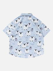 Doodle Lamb Short Sleeve Shirt