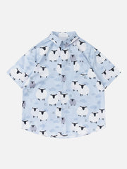 Doodle Lamb Short Sleeve Shirt