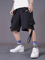 Drawstring Big Pocket Shorts