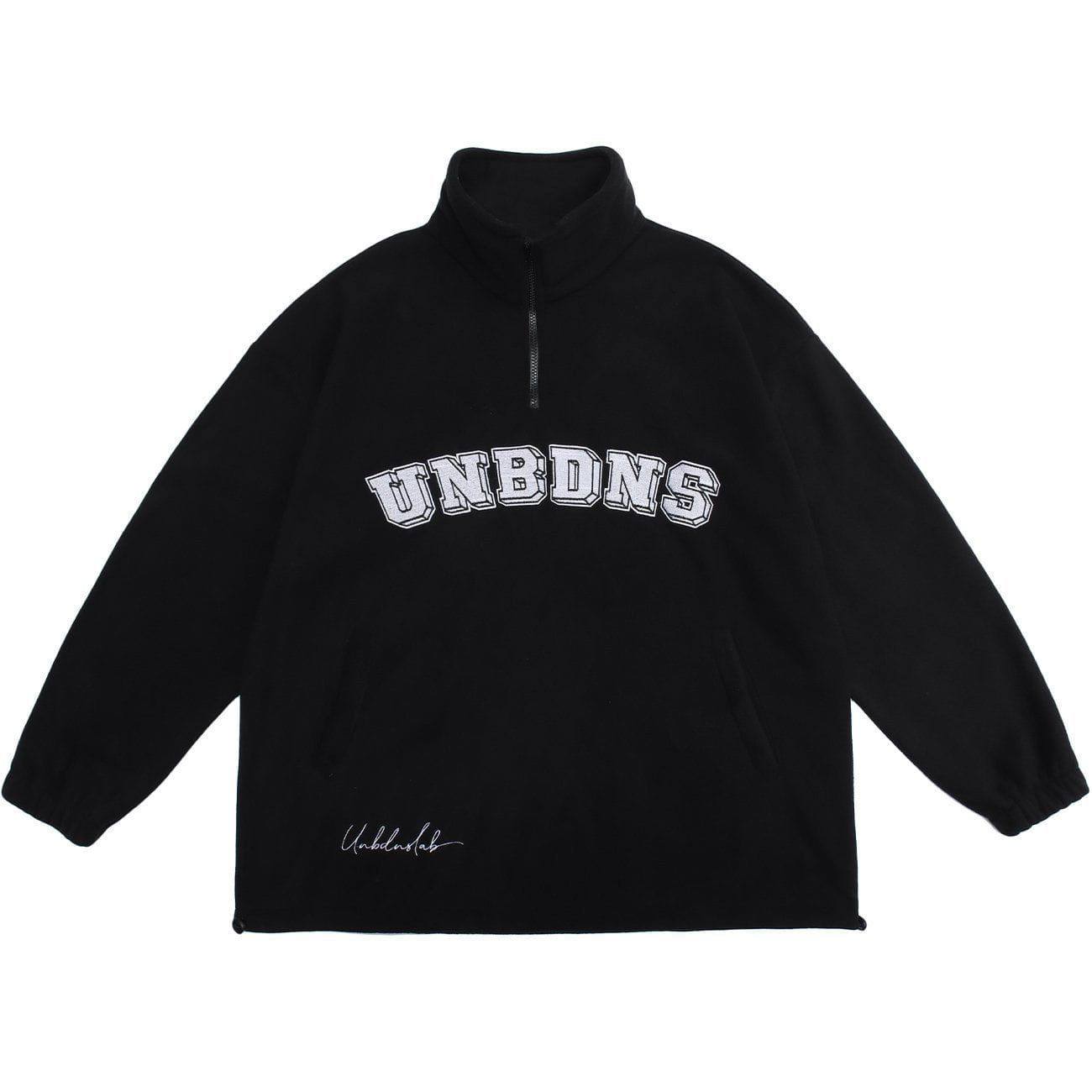 Embroidered Letters Winter Coat