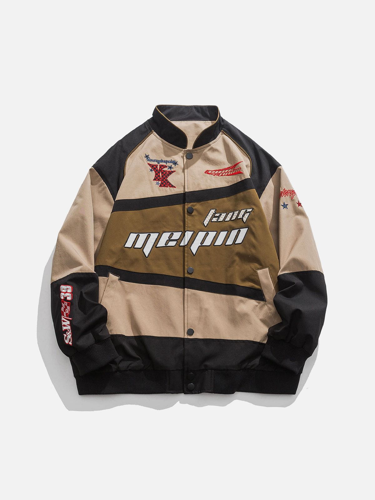 Embroidery Contrast Jacket