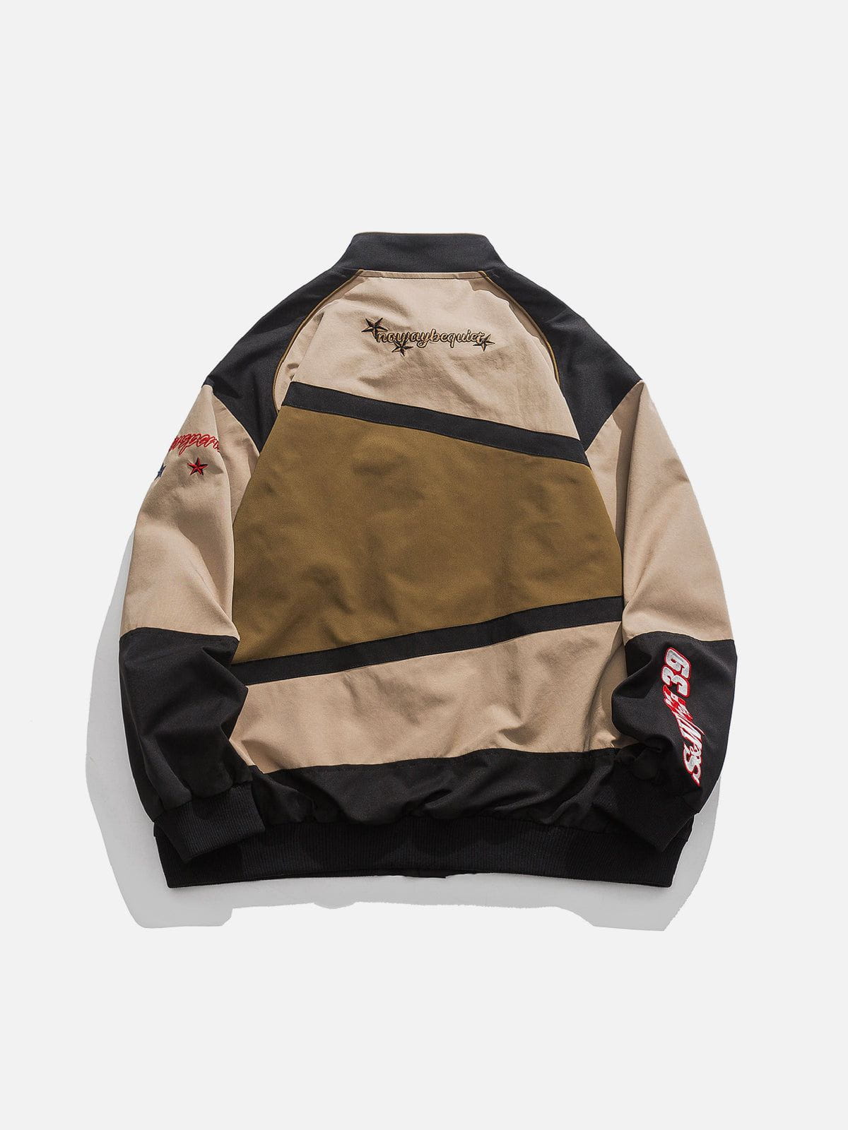 Embroidery Contrast Jacket