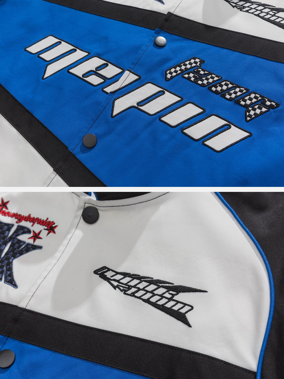 Embroidery Contrast Jacket