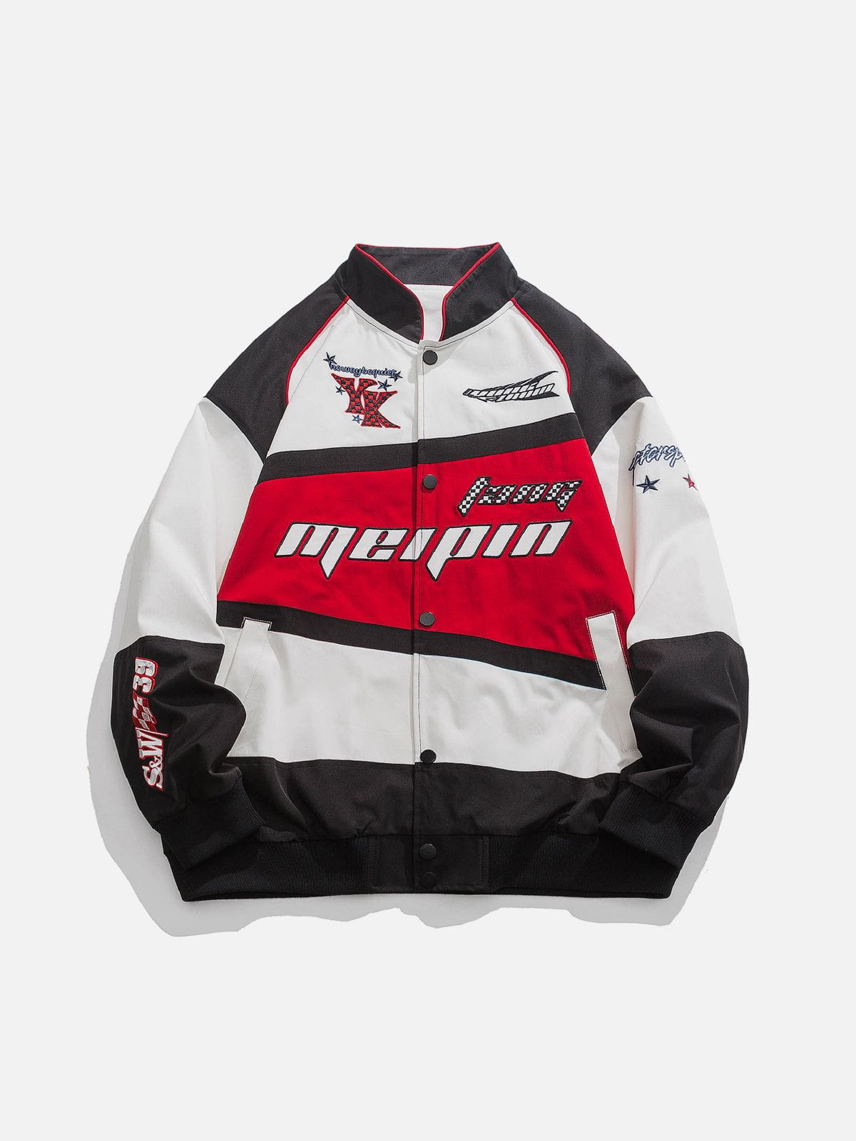 Embroidery Contrast Jacket