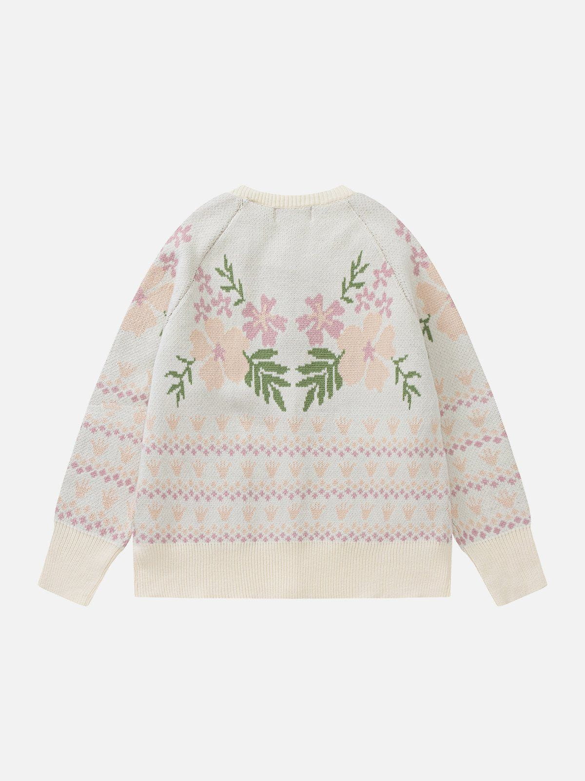 Embroidery Patchwork Cardigan