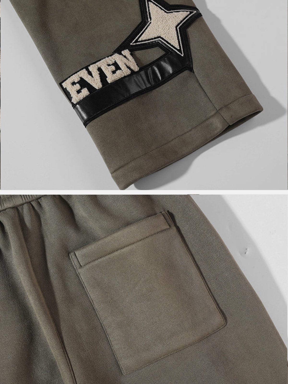 Fleece Suede Sweatpants