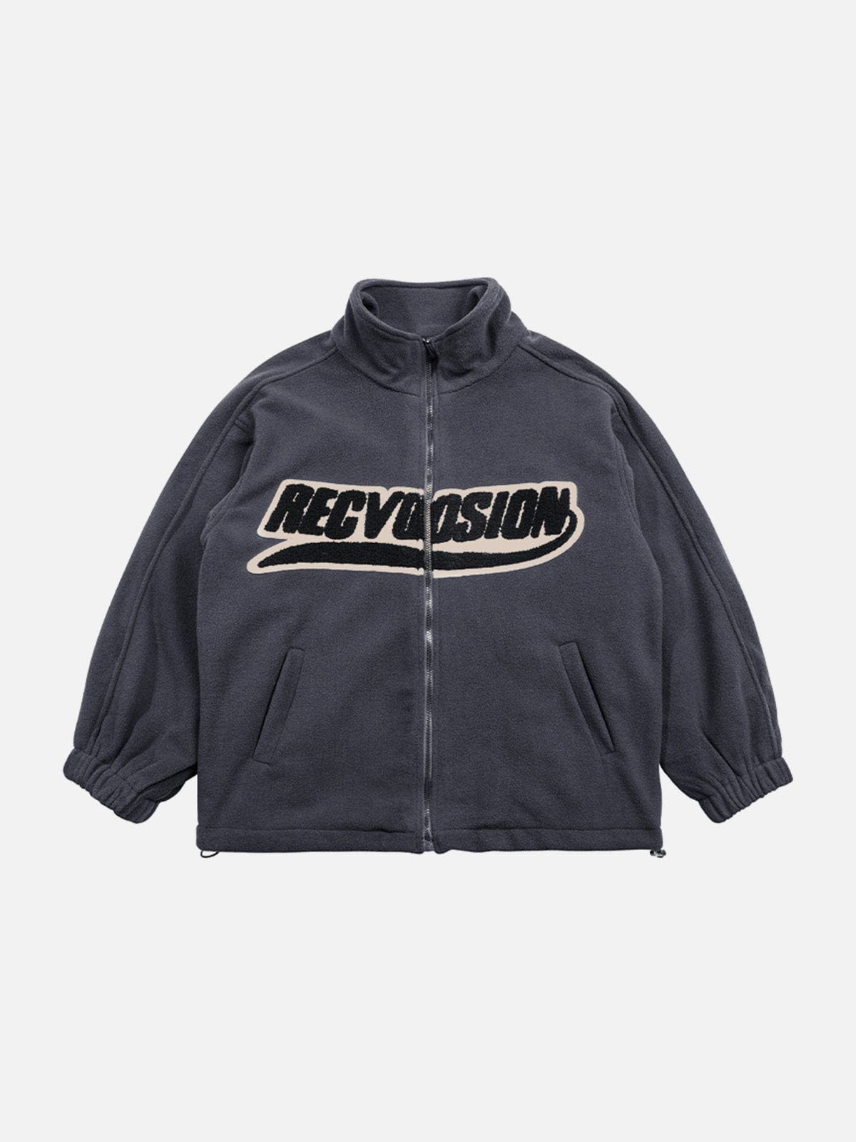 Manteau Sherpa à lettres floquées