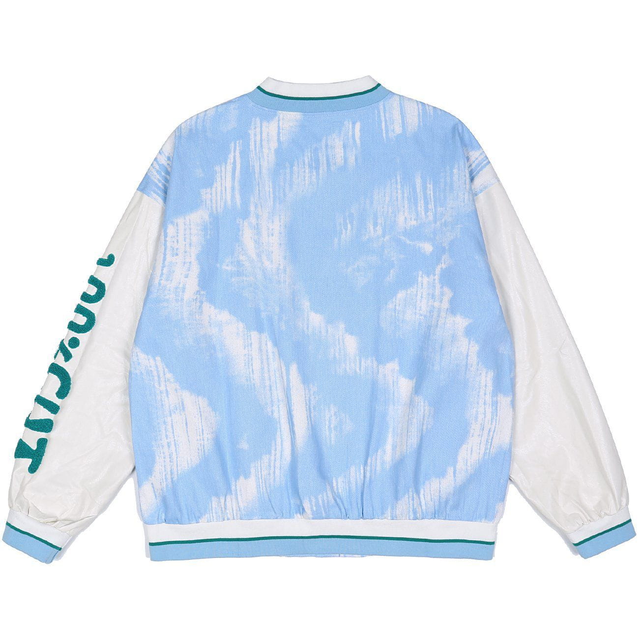 Manteau d'hiver à lettres floquées