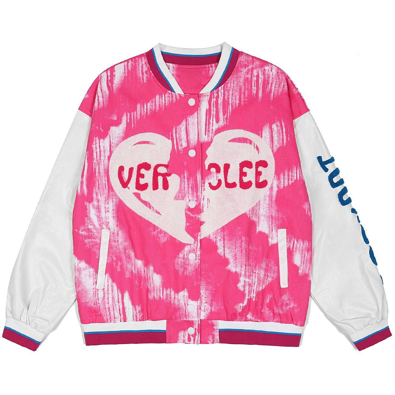 Manteau d'hiver à lettres floquées