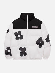 Flower Patchwork Winter Coat