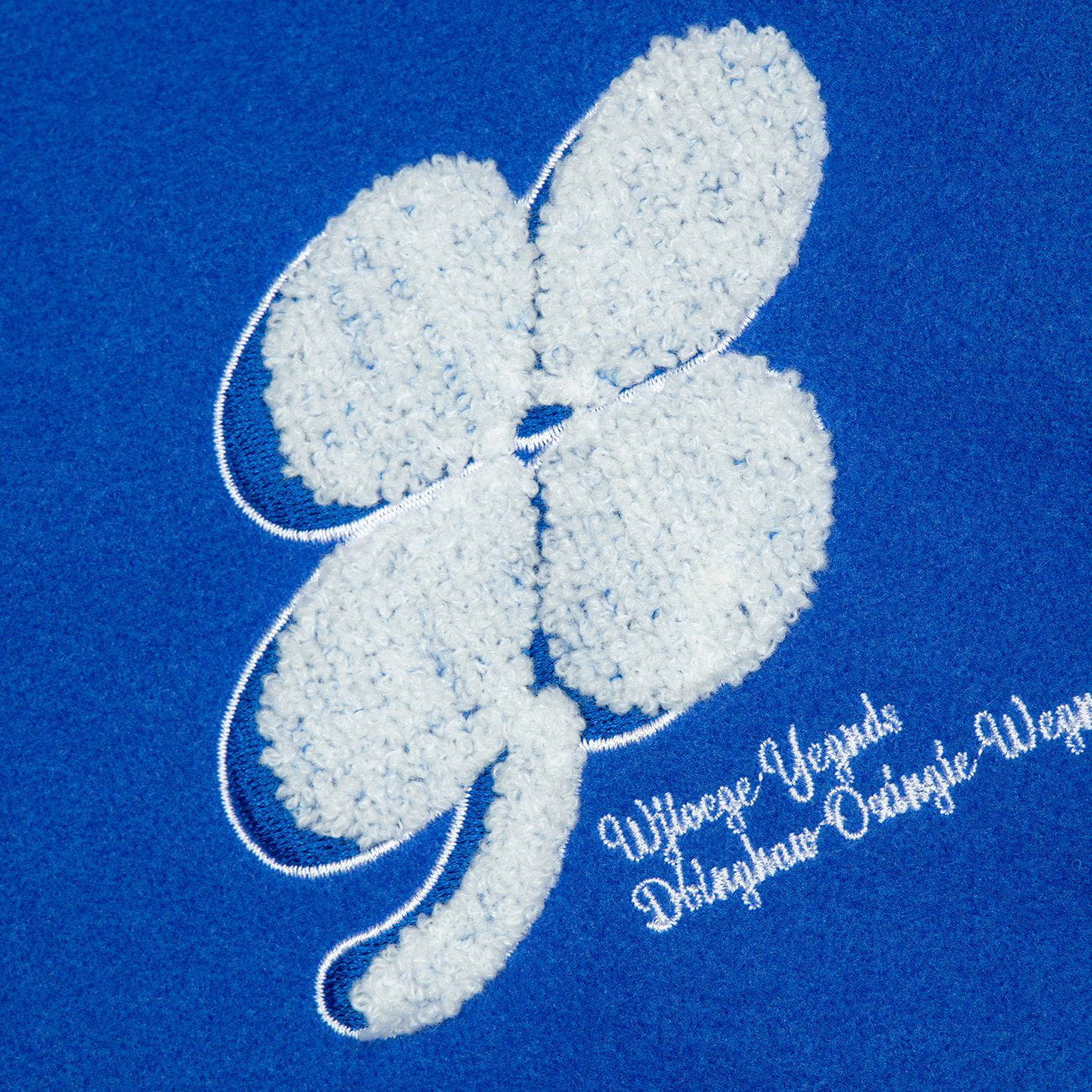 Four-leaf Clover Embroidery Winter Coats