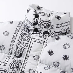 Full Bandana Print Winter Coat