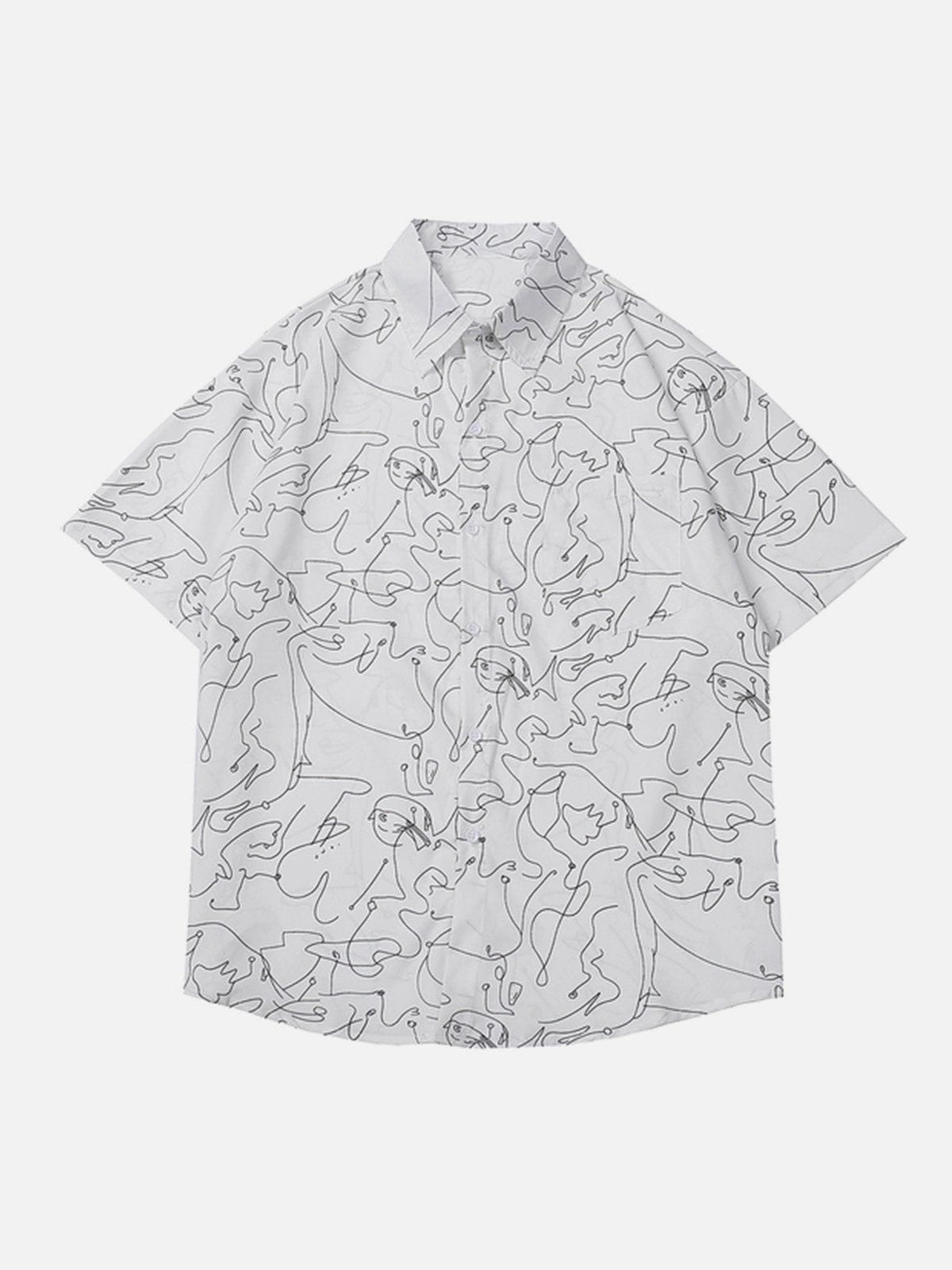 Full Graffiti Short Sleeve Shirt