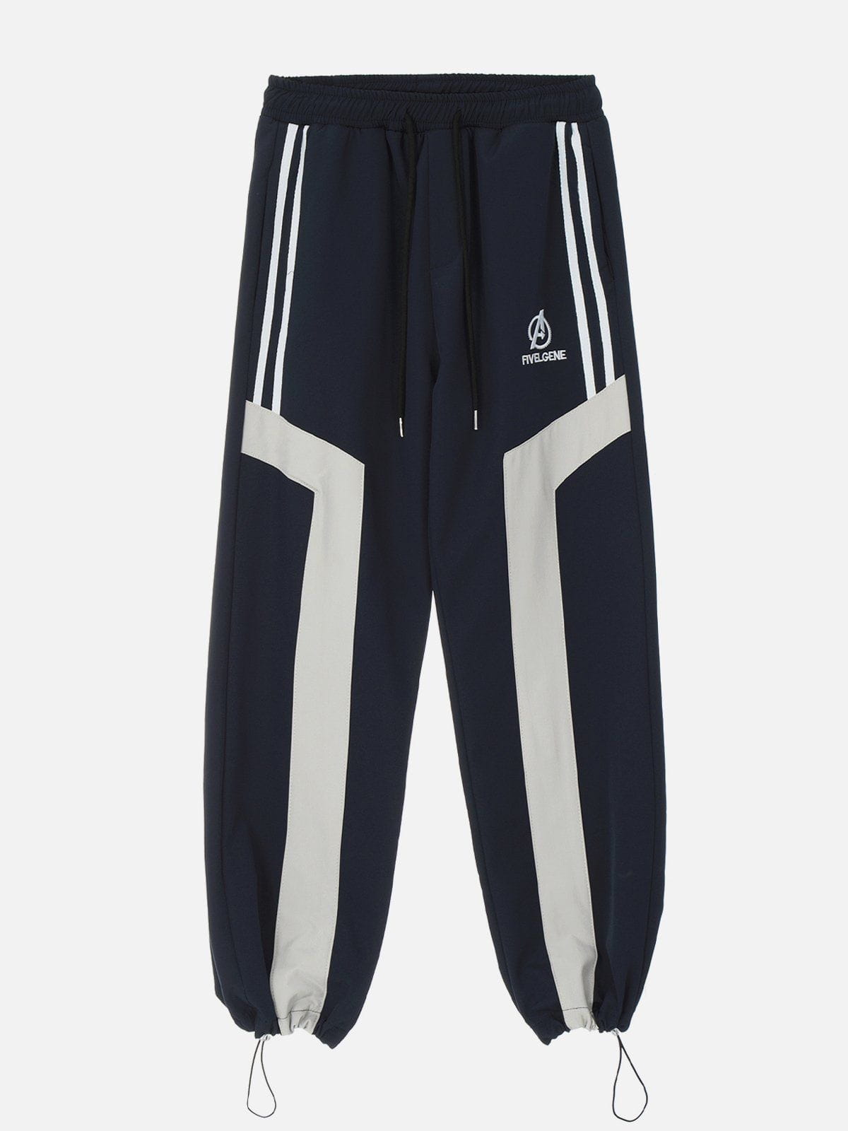 Functional Color Contrast Splicing Sweatpants