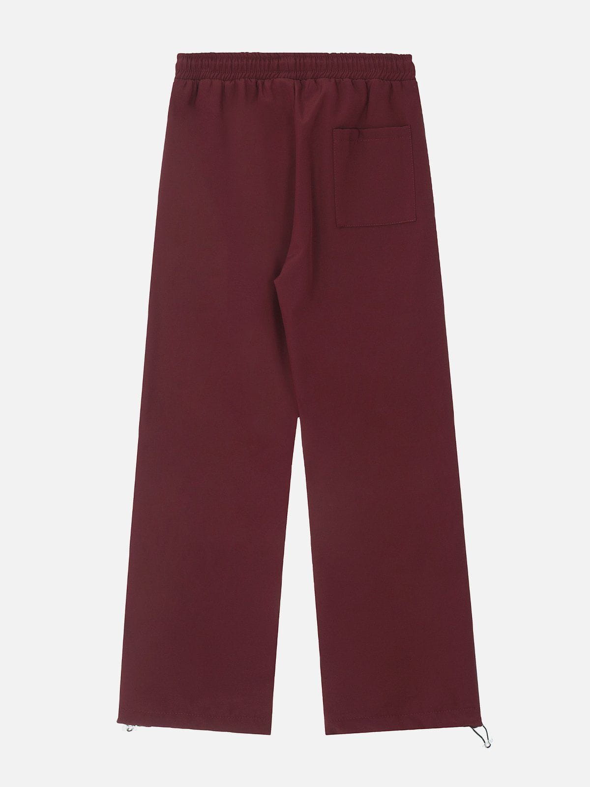 Functional Color Contrast Splicing Sweatpants