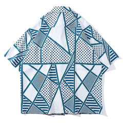 Geometric Figure Short Sleeve Shirt