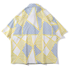 Geometric Figure Short Sleeve Shirt