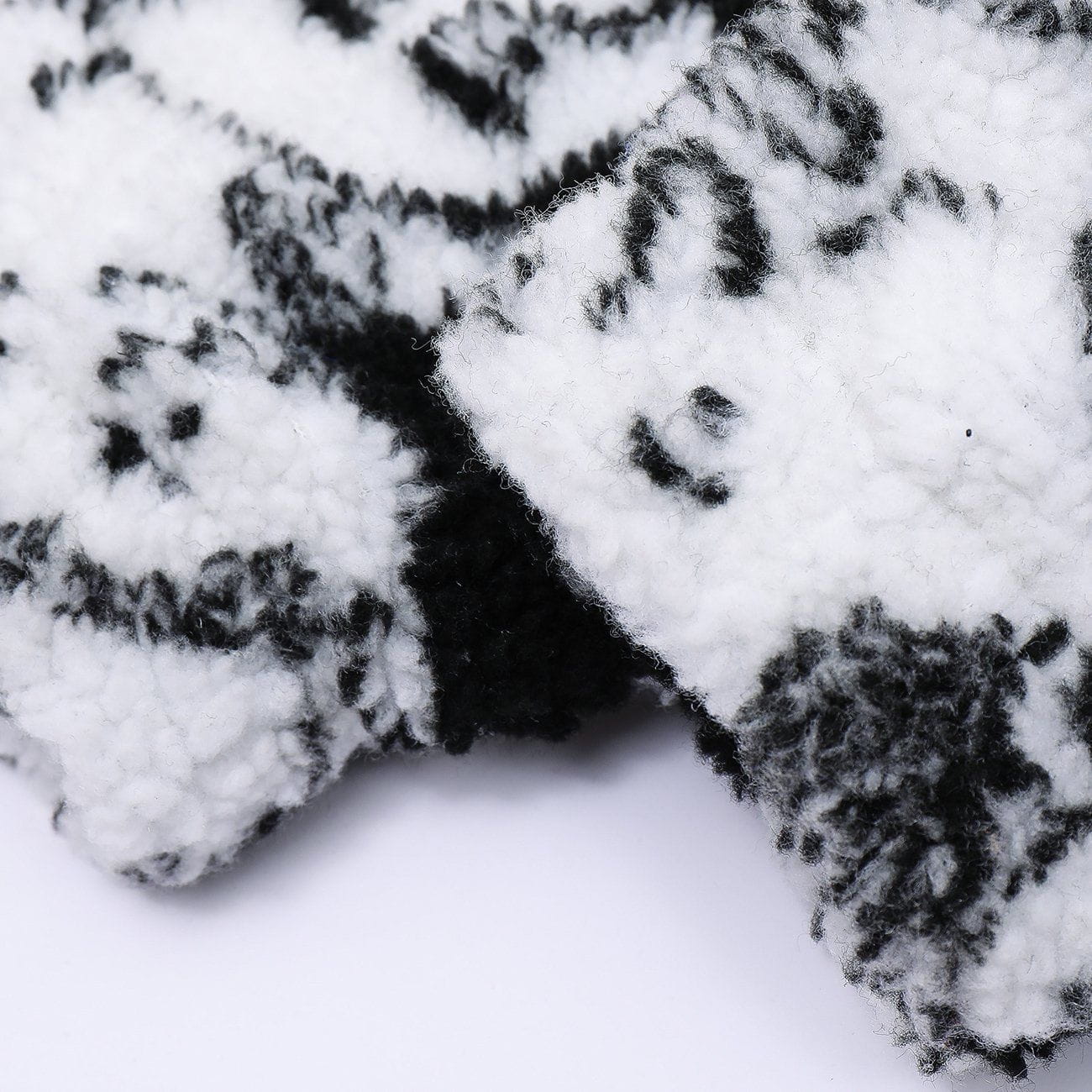 Head Full of Prints Sherpa Winter Coat