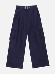 Hem Pleats Cargo Pants