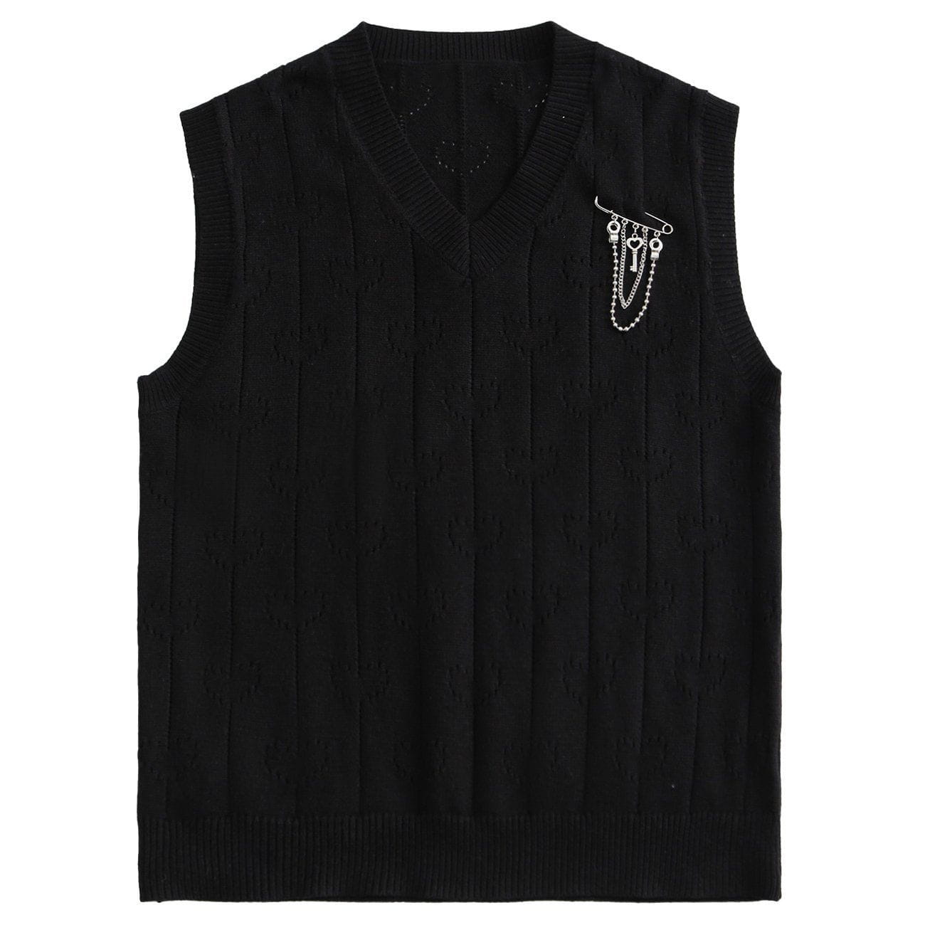 Hollow Love Sweater Vest