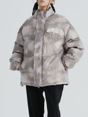 Inkjet Distressed Winter Coat