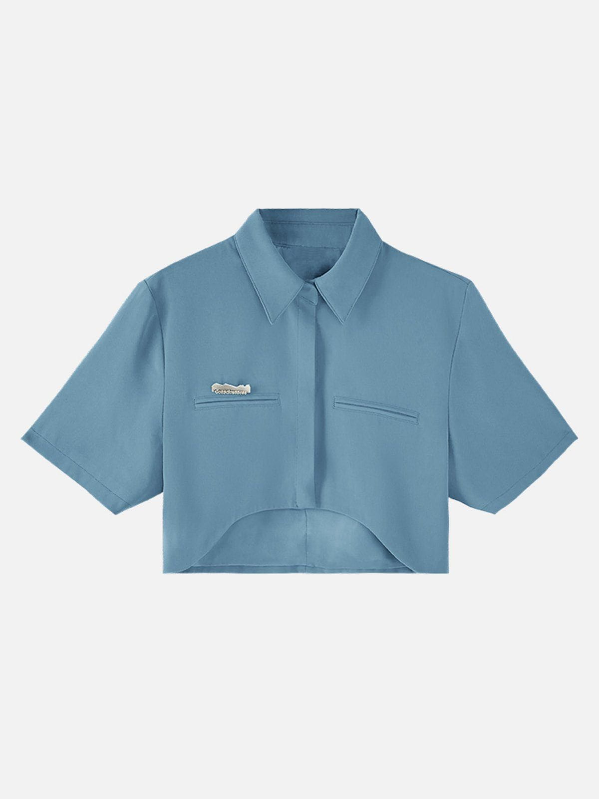 Irregular Slim Shirt