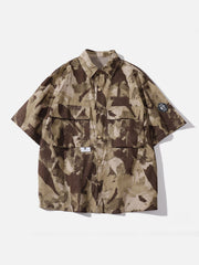 Large Pocket Camo Short Sleeve Shirt