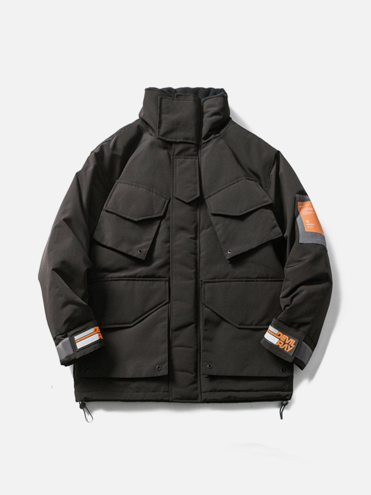 Large Pocket Cargo Winter Coat