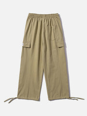 Large Pocket Drawstring Cargo Pants