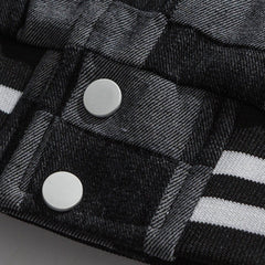 Lattice Stitching Winter Coat