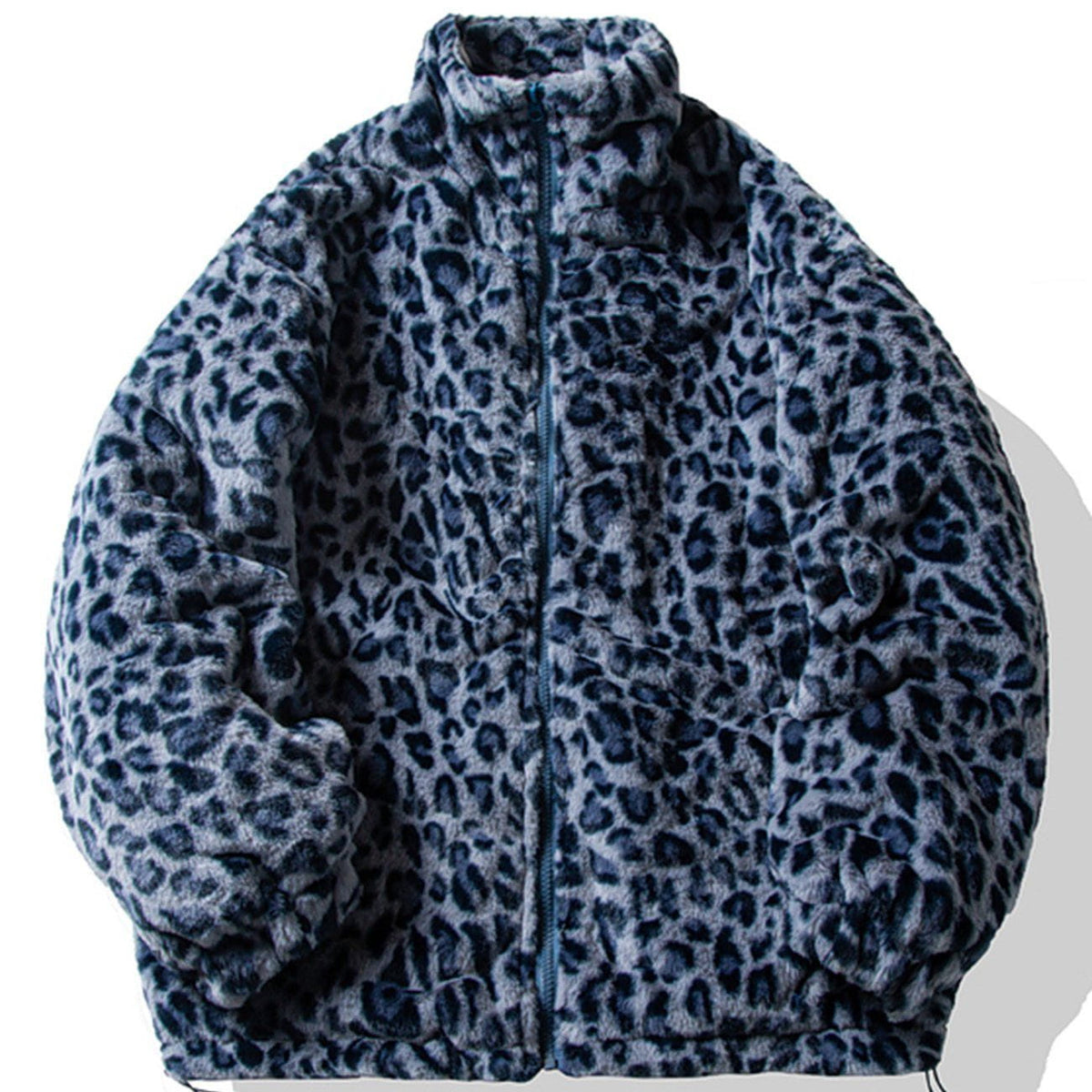 Leopard Print All Over Plush Winter Coat