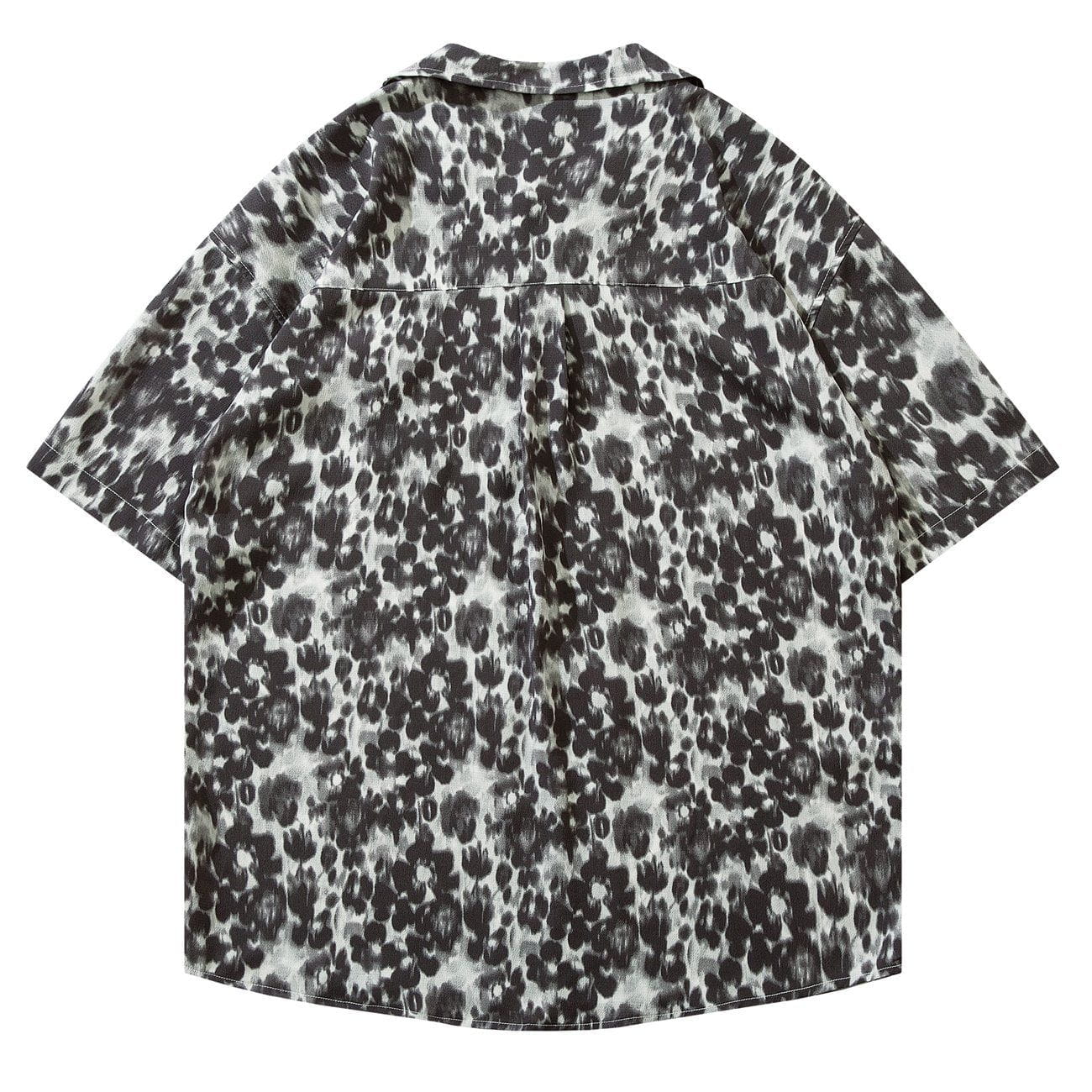 Leopard Print Short Sleeve Shirt