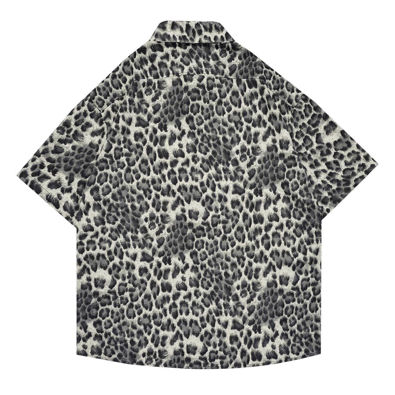 Leopard Print Short Sleeve Shirt