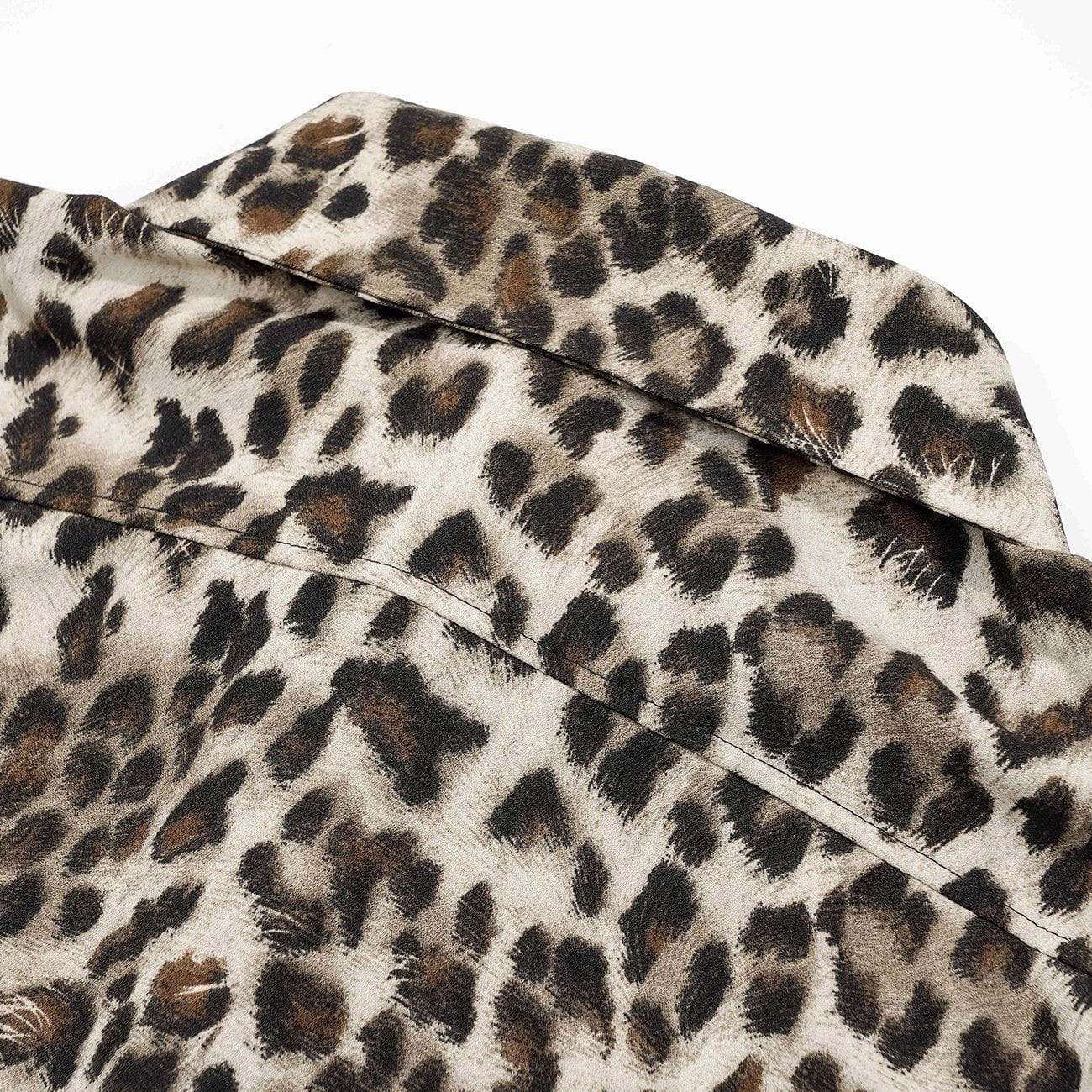 Leopard Print Short Sleeve Shirt