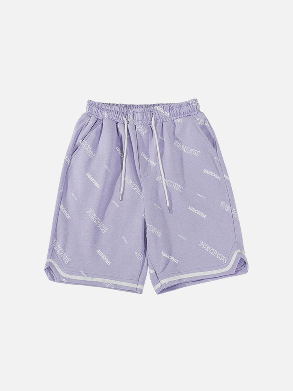 Letter All-over Print Shorts